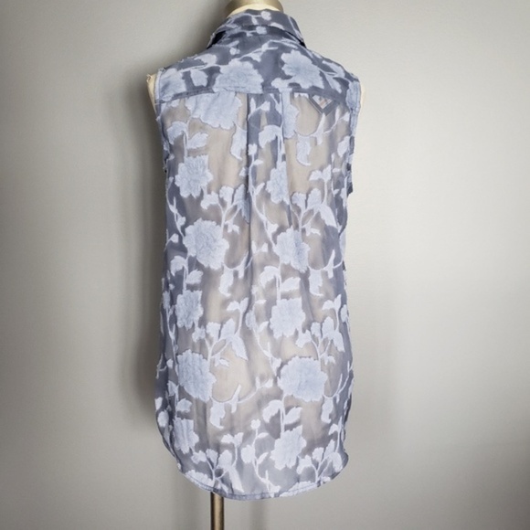 NWT Jones New York Floral Textured Sleeveles Top S - Picture 3 of 7